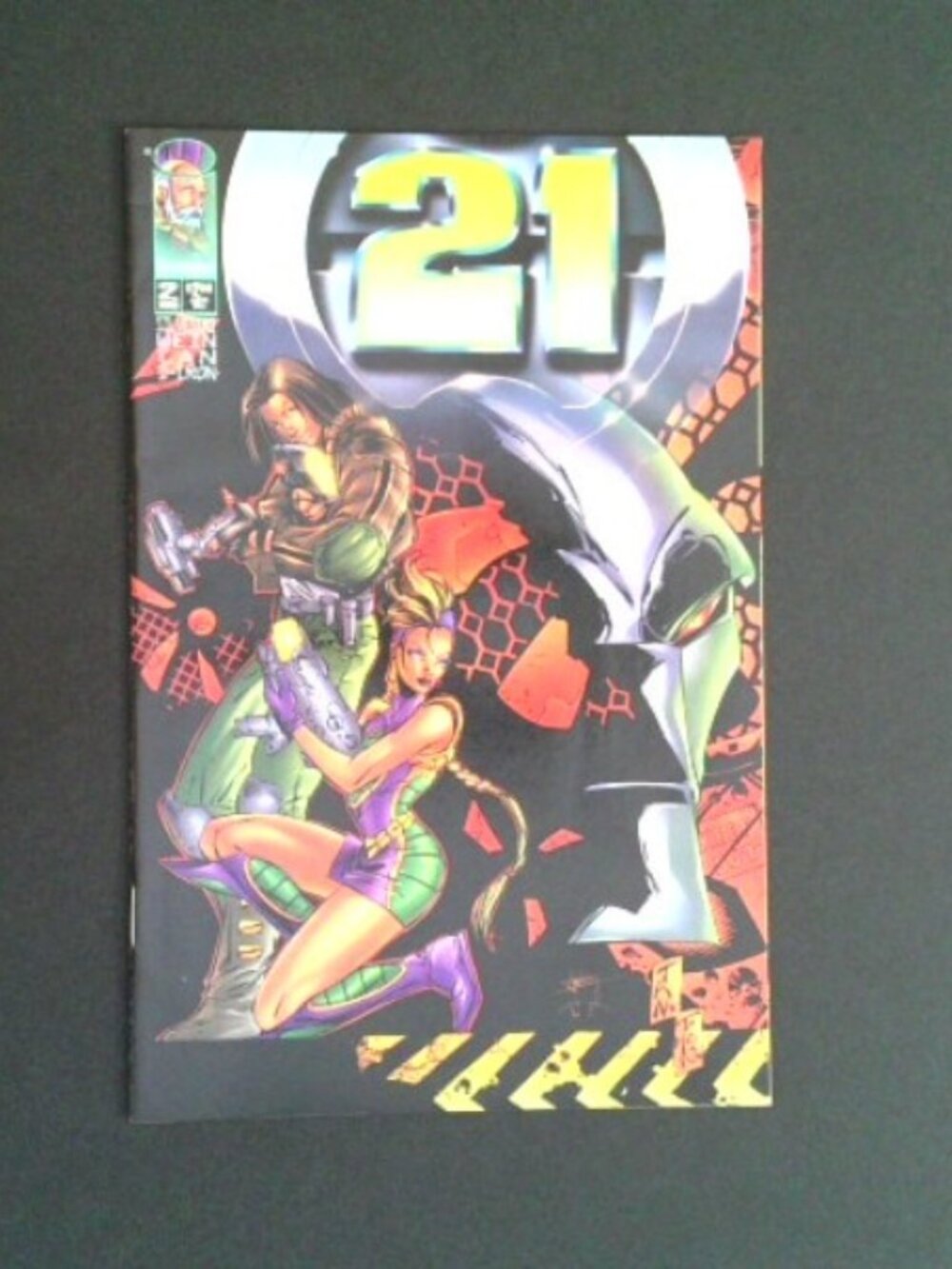 21 #2 Comic Silvestri Wein - with Bag and Board